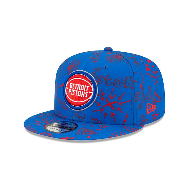 2022 NBA Detroit Pistons Hat TX 0423->->Sports Caps